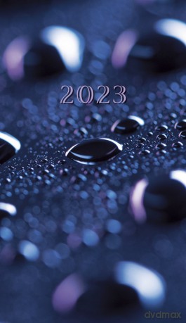 Kalendarz 2023 A6 tygodniowy soft kropelki [KALENDARZ]
