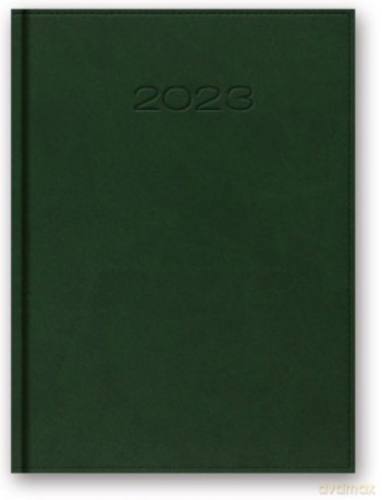 Kalendarz 2023 B5 dzienny vivella zielony [KALENDARZ]