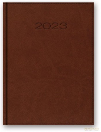 Kalendarz 2023 B5 tygodniowy vivella brąz [KALENDARZ]