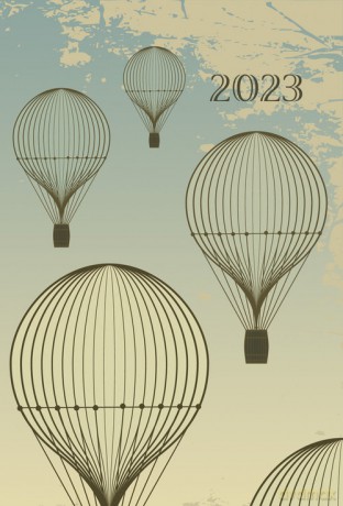 Kalendarz 2023 B6 dzienny soft balony [KALENDARZ]