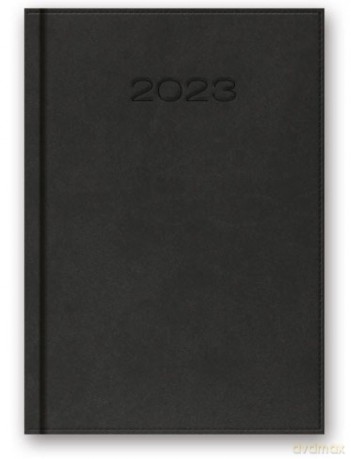 Kalendarz 2023 B6 dzienny vivella grafit [KALENDARZ]
