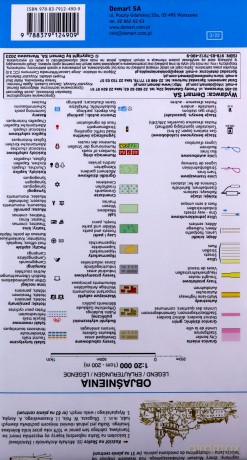 Kraków 1:20 000 mapa samochodowa plastik