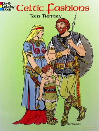 Celtic Fashions (Dover Fashion Coloring Book) - Tom Tierney [KSIĄŻKA]