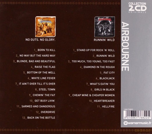 Airbourne: Runnin Wild/No Guts.No Glory [2CD]