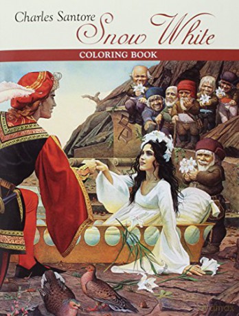 Charles Santore Snow White Coloring Book - Charles Santore [KSIĄŻKA]