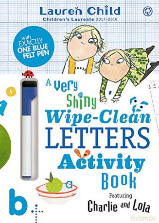 Charlie and Lola A Very Shiny Wipe-Clean Letters Activity Book - Lauren Child [KSIĄŻKA]
