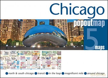 Chicago PopOut Map (PopOut Maps) - PopOut Maps [KSIĄŻKA]