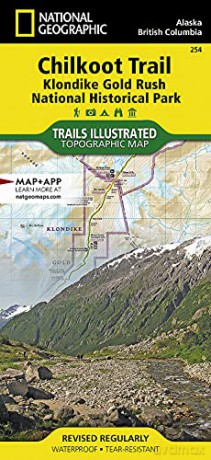 Chilkoot Trail/Klondike Gold Rush: Trails Illustrated National Parks (National Geographic Trails Illustrated Map) - National Geographic Maps [KSIĄŻKA]