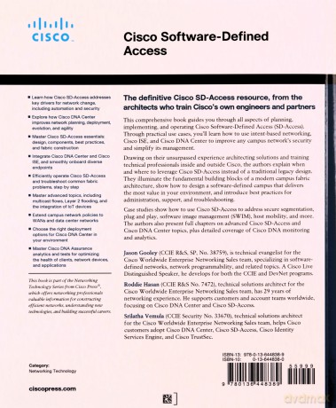Cisco Software-Defined Access (Networking Technology) - Srilatha Vemula [KSIĄŻKA]