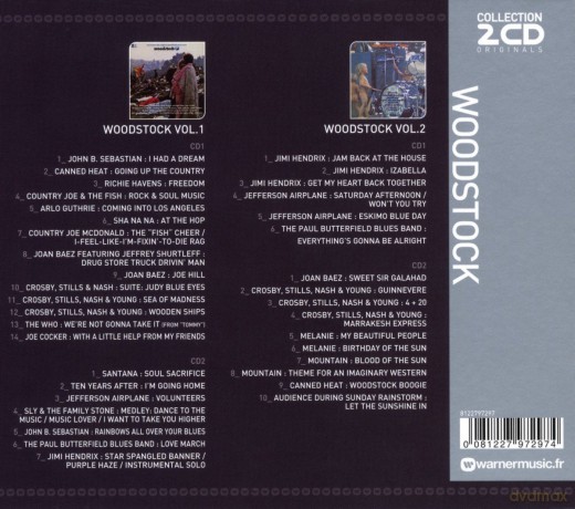Woodstock Vol.1/Woodstock Vol. 2 soundtrack [2CD]