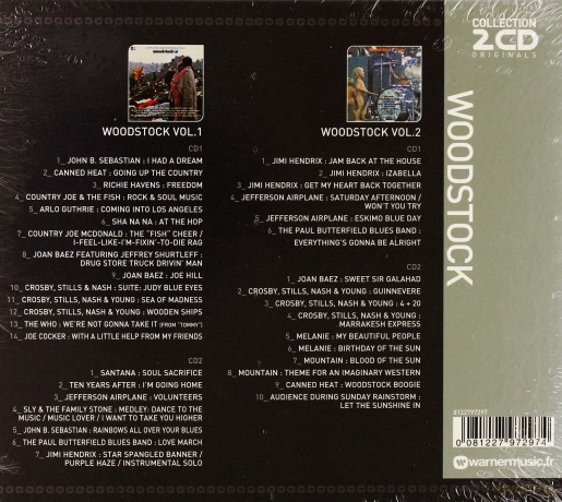 Woodstock Vol.1/Woodstock Vol. 2 soundtrack [2CD]