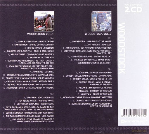 Woodstock Vol.1/Woodstock Vol. 2 soundtrack [2CD]