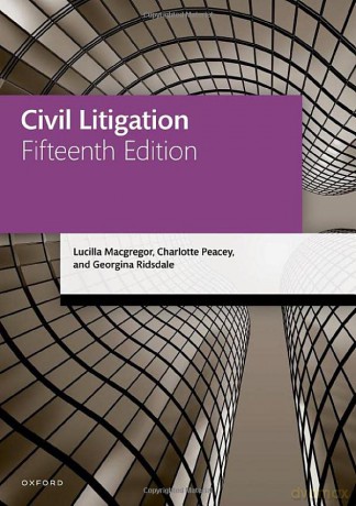 Civil Litigation (Legal Practice Course Manuals) - Lucilla Macgregor [KSIĄŻKA]