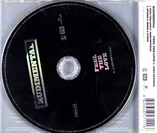 Rudimental Feat. John Newman: Feel The Love (2track) [CD]