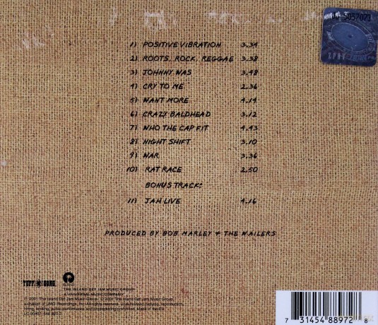 Bob Marley & The Wailers: Rastaman Vibration [CD]