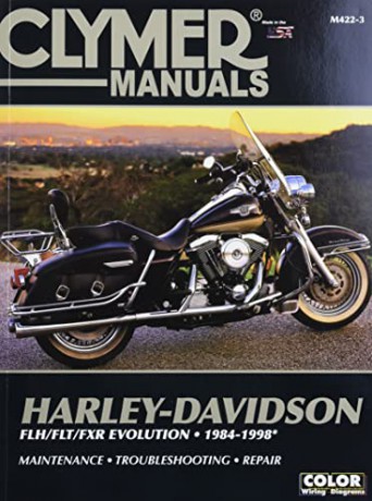 CLYMER HARLEY-DAVIDSON FLH/FLT/FX (CLYMER MOTORCYCLE REPAIR) - J H Haynes [KSIĄŻKA]