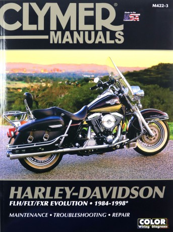 CLYMER HARLEY-DAVIDSON FLH/FLT/FX (CLYMER MOTORCYCLE REPAIR) - J H Haynes [KSIĄŻKA]