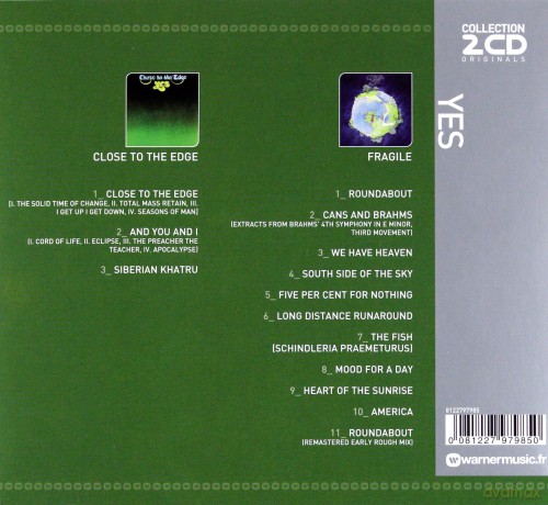 Yes: Fragile/Close To The Edge [2CD]