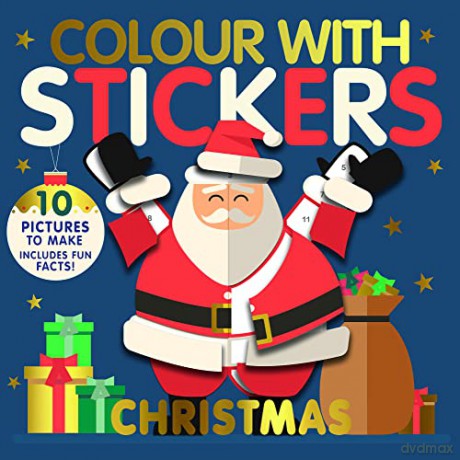 Colour with Stickers Christmas - Jonny Marx [KSIĄŻKA]