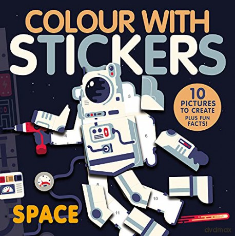 Colour With Stickers: Space - Jonny Marx [KSIĄŻKA]