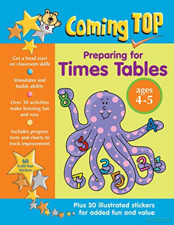 Coming Top: Preparing for Times Tables - Ages 4-5: Get a Head Start on Classroom Skills - With Stickers! - Louisa Somerville [KSIĄŻKA]