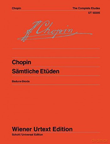 Complete Studies op. 10 + 25Edited after sources and with fingeringspiano - FrédéricBadura-Skoda, Paul(E) Chopin [KSIĄŻKA]