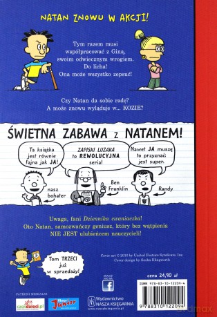 Zapiski Luzaka Natan Znów w Akcji - Lincoln Peirce [KSIĄŻKA]