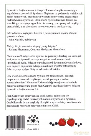Żywność. Twój cudowny lek - Jean Carper [KSIĄŻKA]