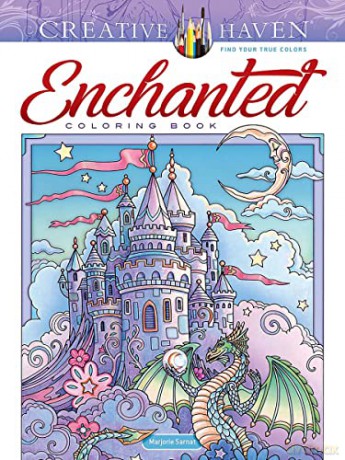 Creative Haven Enchanted Coloring Book - Marjorie Sarnat [KSIĄŻKA]