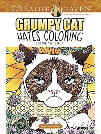 Creative Haven Grumpy Cat Hates Coloring: Coloring Book - Diego Pereira [KSIĄŻKA]
