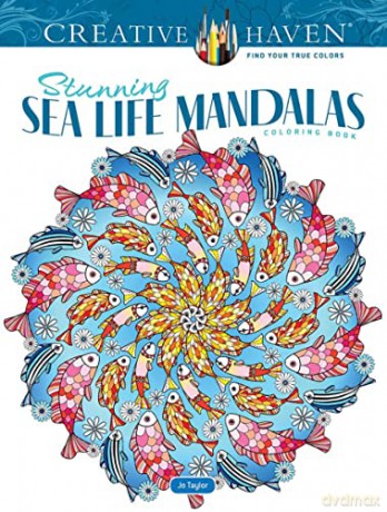 Creative Haven Stunning Sea Life Mandalas Coloring Book - Jo Taylor [KSIĄŻKA]