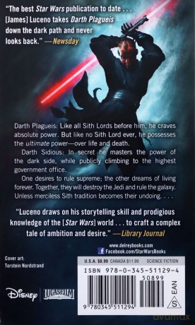 Darth Plagueis: Star Wars Legends: 3 - James Luceno [KSIĄŻKA]