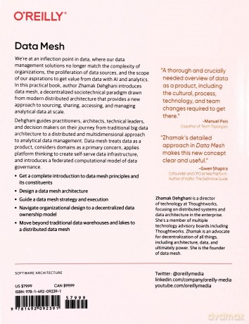 Data Mesh: Delivering Data-Driven Value at Scale - Zhamak Dehghani [KSIĄŻKA]