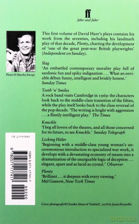 David Hare Plays: Slag, Teeth 'n' Smiles, Knuckle, Licking Hitler, Plenty v. 1 (Faber Contemporary Classics) - David Hare [KSIĄŻKA]