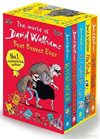 David Walliams Series 1 - Best Box Set Ever 5 Books Collection Set (Billionaire Boy, Mr Stink, The Boy in the Dress, Gansta Granny, Rat burger) - David Walliams [KSIĄŻKA]