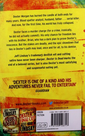 Dexter Is Dead: DEXTER NEW BLOOD, the major new TV thriller on Sky Atlantic (Book Eight) - Jeff Lindsay [KSIĄŻKA]