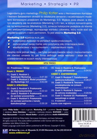 Marketing 3.0 - Philip Kotler [AUDIOBOOK] [CD]