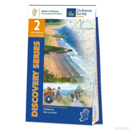 Discovery Series 2 - County Donegal (Ireland Discovery Series) - Ordnance Survey Ireland [KSIĄŻKA]