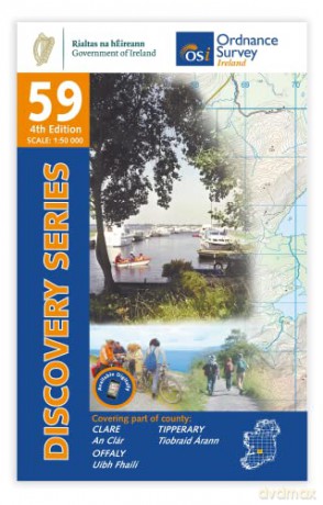 Discovery Series 59 - Clare, Offaly and Tipperary (Irish Discovery Series) - Ordnance Survey Ireland [KSIĄŻKA]
