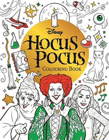 Disney Hocus Pocus Colouring Book: colour your way through Salem with the Sanderson sisters [KSIĄŻKA]