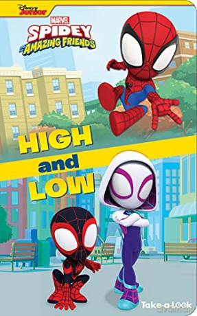 Disney Junior Marvel Spidey and His Amazing Friends: High and Low: Take-a-Look - PI Kids [KSIĄŻKA]