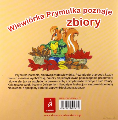 Wiewiórka Prymulka poznaje zbiory - Beata Naklicka [KSIĄŻKA]