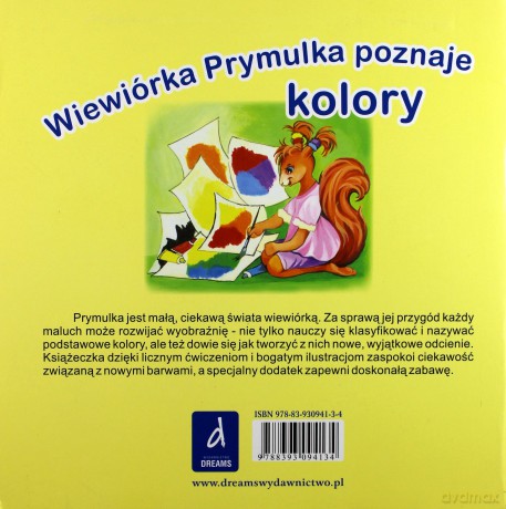 Wiewiórka Prymulka poznaje kolory- Beata Naklicka [KSIĄŻKA]