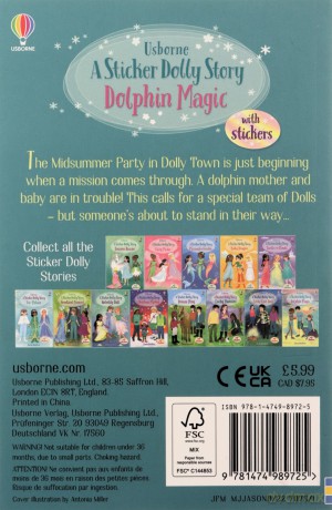 Dolphin Magic: A Summer Special (Sticker Dolly Stories) - Zanna Davidson [KSIĄŻKA]