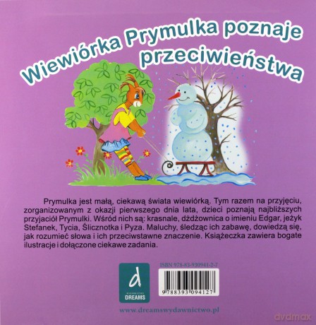 Wiewiórka Prymulka poznaje przeciwieństwa - Beata Naklicka [KSIĄŻKA]