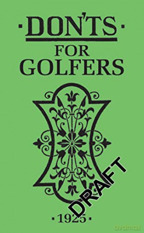 Don'ts for Golfers - Sandy Green [KSIĄŻKA]