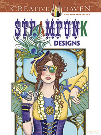 Dover DOV-99197 Steampunk Coloring Book (Creative Haven Coloring Books) - Marty Noble [KSIĄŻKA]