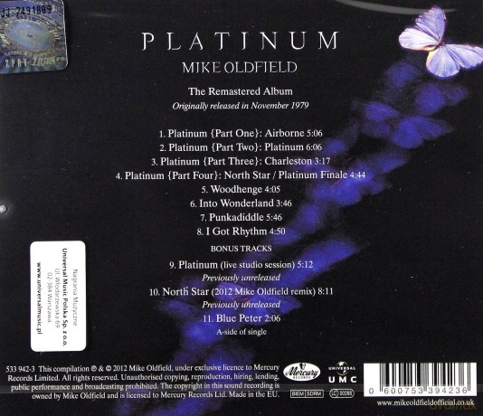 Mike Oldfield: Platinum [CD]