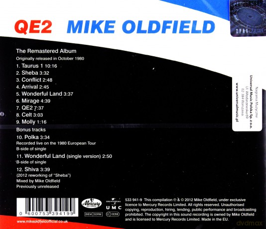 Mike Oldfield: Qe2 [CD]