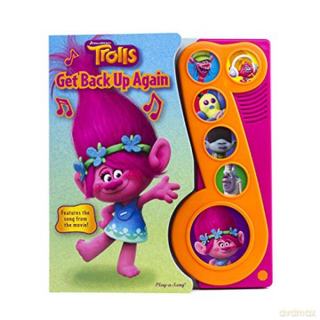 DreamWorks Trolls - Get Back Up Again Little Music Note Sound Book - Play-a-Song - PI Kids - Veronica Wagner [KSIĄŻKA]
